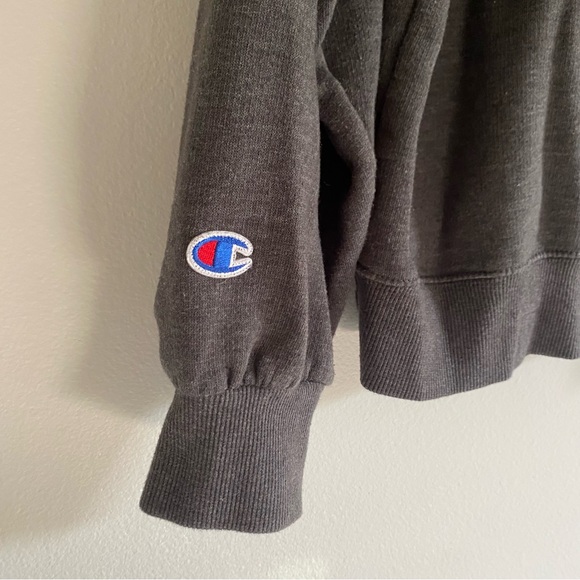 Unisex Cal Poly Pomona Rainbow Pride Grey Collegiate Crewneck Sweater Sweatshirt - Picture 6 of 8